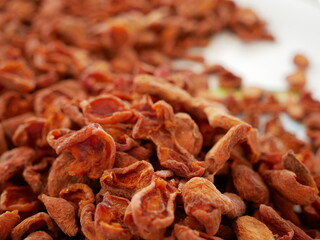 dried apricots,natural apricots dried in the sun,dried apricots close-up for making compost,