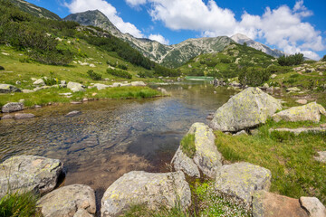 Fototapeta na wymiar Pirin Mountain near Banderitsa River, Bulgaria