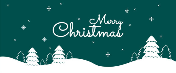 Merry Christmas Banner Template for Social Media or Print Media. Suitable to use on Christmas event. Also suitable for uploading social media at Christmas event