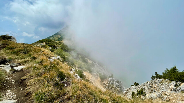 Wetterumschwung am Monte Balto