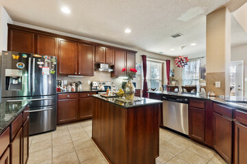 modern kitchen interior