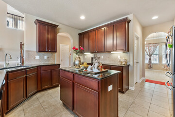 modern kitchen interior