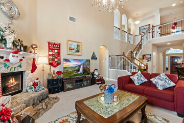 Christmas living room 