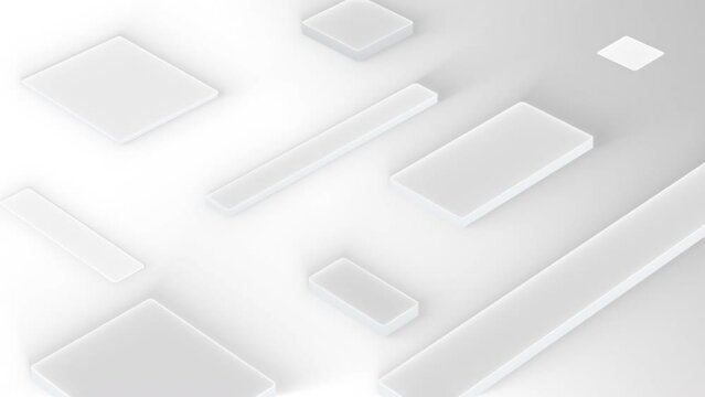 minimal shapes isometric background loop