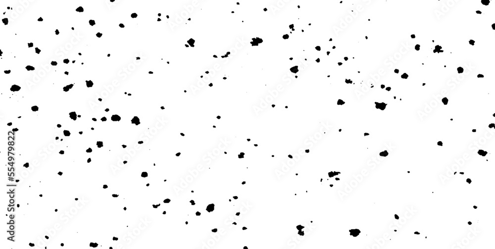 Aufkleber small uneven spots and particles of debris. abstract vector texture. distressed uneven background. g