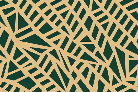 Continually Repeating Patterns in an Art Deco Style In a modern, basic, linear style. Generative AI