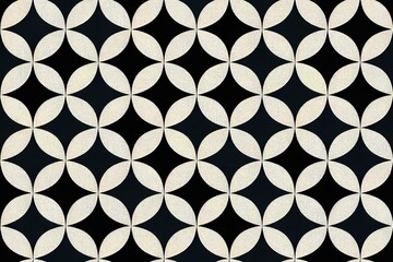 Seamless pattern of tiny squares sewn together to form a black and white patchwork. a chicken foot with pied-de-poule houndstooth print Generative AI