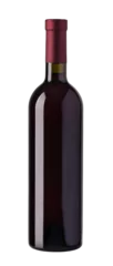 Keuken spatwand met foto red wine bottle on transparent background. png file © Gresei