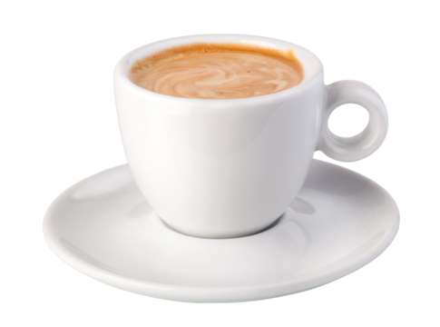 cup of coffee on transparent background. png file - Powered by Adobe
