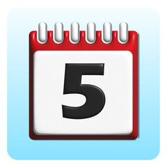calendar vector icon. web design icon. calendar on the wall. Calendar 3D icon.icon