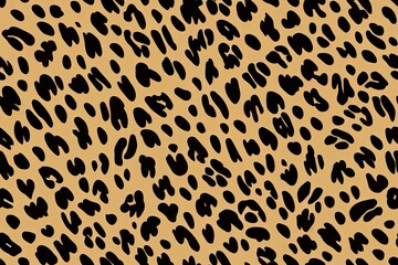 Fototapeta na wymiar Leopard skin seamless abstract pattern. Fur from a jaguar, leopard, cheetah, or panther. Camouflage fabric, textile, pattern, cover, wrapping seamless backdrop. Generative AI