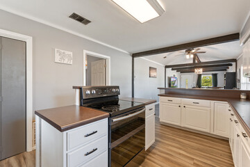 modern kitchen interior