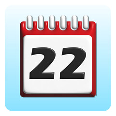 calendar vector icon. web design icon. calendar on the wall. Calendar 3D icon.icon