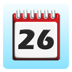 calendar vector icon. web design icon. calendar on the wall. Calendar 3D icon.icon