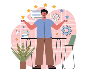 User experiences concept