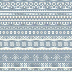Christmas seamless ornamental pattern - 554986445