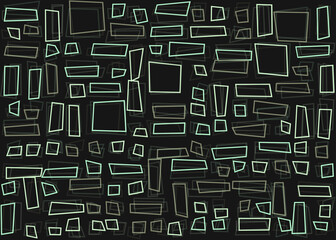 Offset Quads generative art background art illustration