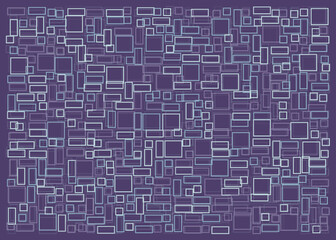 Offset Quads generative art background art illustration