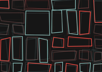 Offset Quads generative art background art illustration