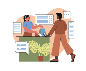 Cashless payment system concept