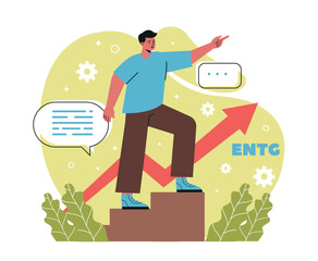 MBTI person type concept