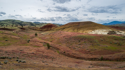 Painted hills near John Day Fossil Beds