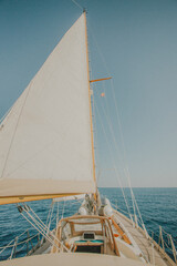 Sailing in the ocean