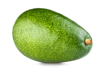 Delicious avocado fruit, isolated on white background