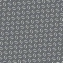 Seamless abstract geometric weave pattern background