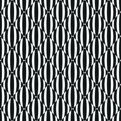 Naklejka premium Seamless op art distortion effect background