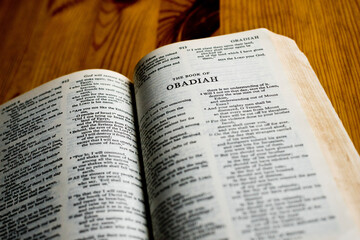 Fototapeta premium Open Bible