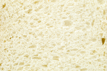 Close up,Sliced with white Bread background, macro