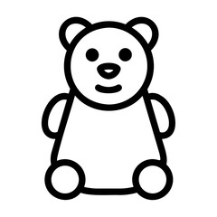Obraz premium panda doll icon