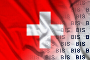 Switzerland flag BIS symbol agreement