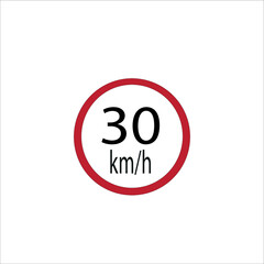 If you exceed thirty kilometers per hour, you will be fined.