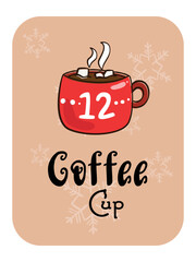 Merry Christmas Corporate Holiday cards, flyers and invitations. Floral festive frames and backgrounds design. stock illustration