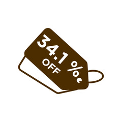 Discount icon vector design templates