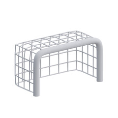 soccer goal 3D render Illustration icon