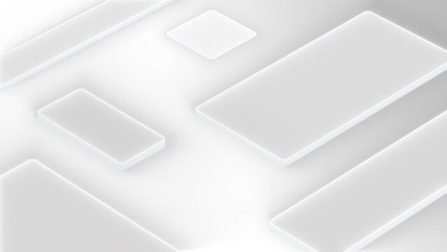 minimal shapes isometric background loop	