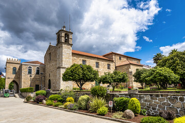 Fototapeta na wymiar Church of San Martino de Noia in the town of Noia in Galicia, Spain