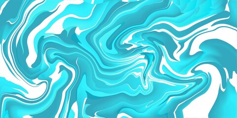 Abstract blue and white wavy background, blue abstract liquify background.