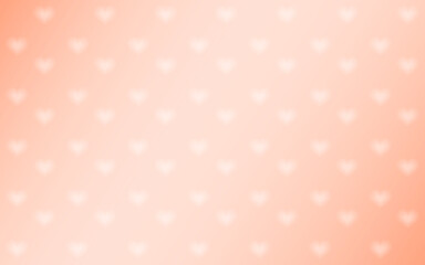 ハートの背景　すかし加工