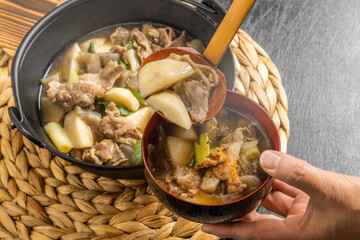 芋煮　肉じゃが　Northern Japan regional cuisine 