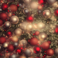 Obraz na płótnie Canvas Christmas balls