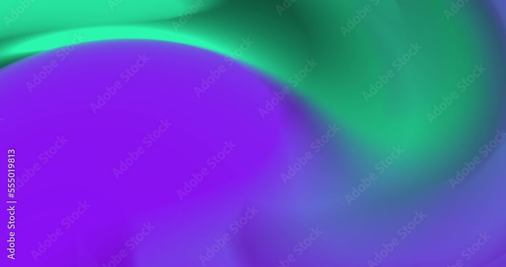 Poster Soft Gradient Motion Graphics Loop in Abstract design. wave technology background blue light effect 4K abstract animation