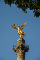 Angel of Independence, one of the most important monuments in Mexico. Mexico City, Mexico