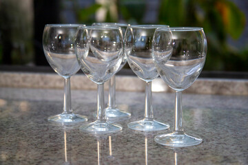 glasses of champagne