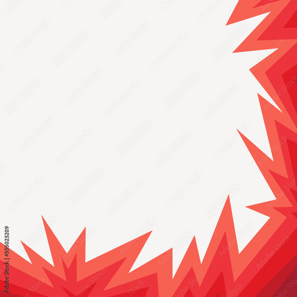 Poster abstract background with gradient zigzag line pattern and with some copy space area