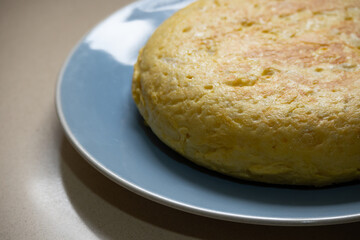 Traditional spanish tortilla de patatas