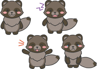 たぬきの喜怒哀楽